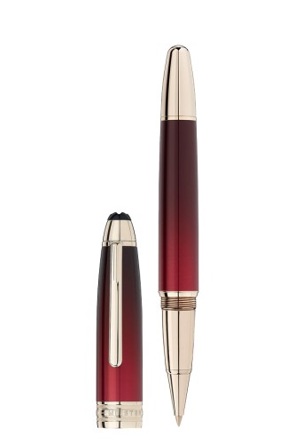 detail Montblanc Calligraphy Solitaire Lacquer Rollerball 125339